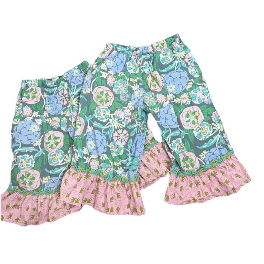 Matilda Jane MATCHING Robin Ruffles House of Clouds Pull On Ruffle Pants 4/6 - Picture 6 of 6